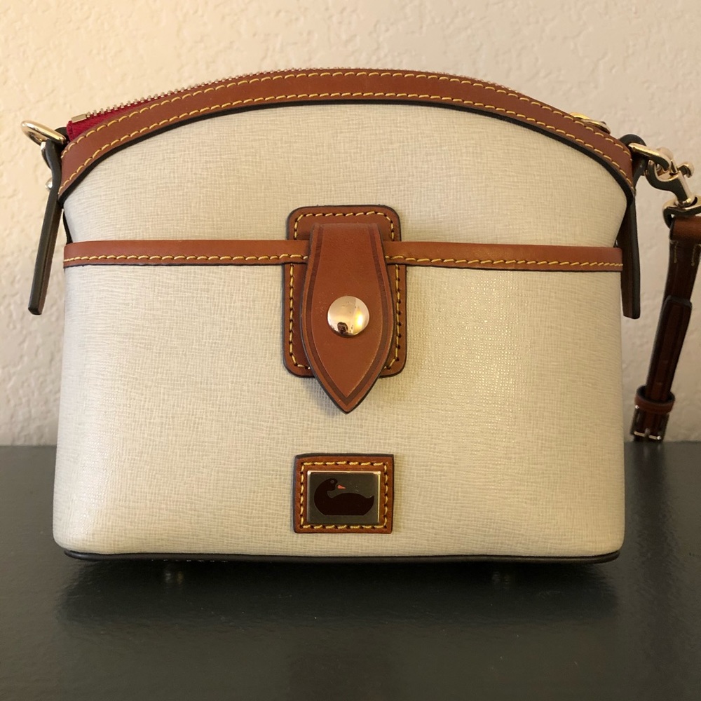 Dooney Bourke Camden Saffiano Domed Pocket Xbody